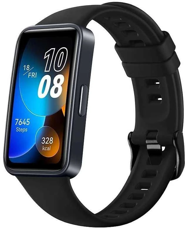 Fixed Fiksuotas | Silikoninis dirželis, skirtas „Huawei Band 8/9/10“ | Juodas
