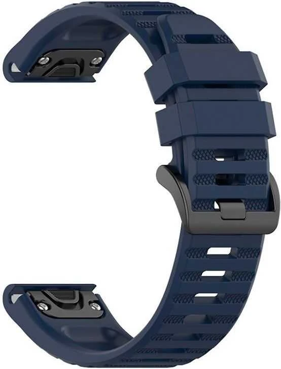 Fixed Dirželis silikonowy do Garmin QuickFit 20mm, mėlyna