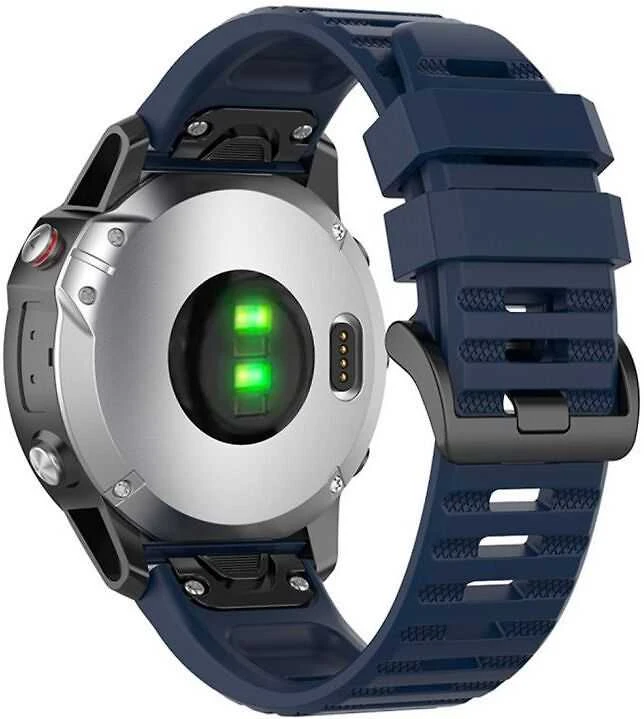 Fixed Dirželis silikonowy do Garmin QuickFit 20mm, mėlyna