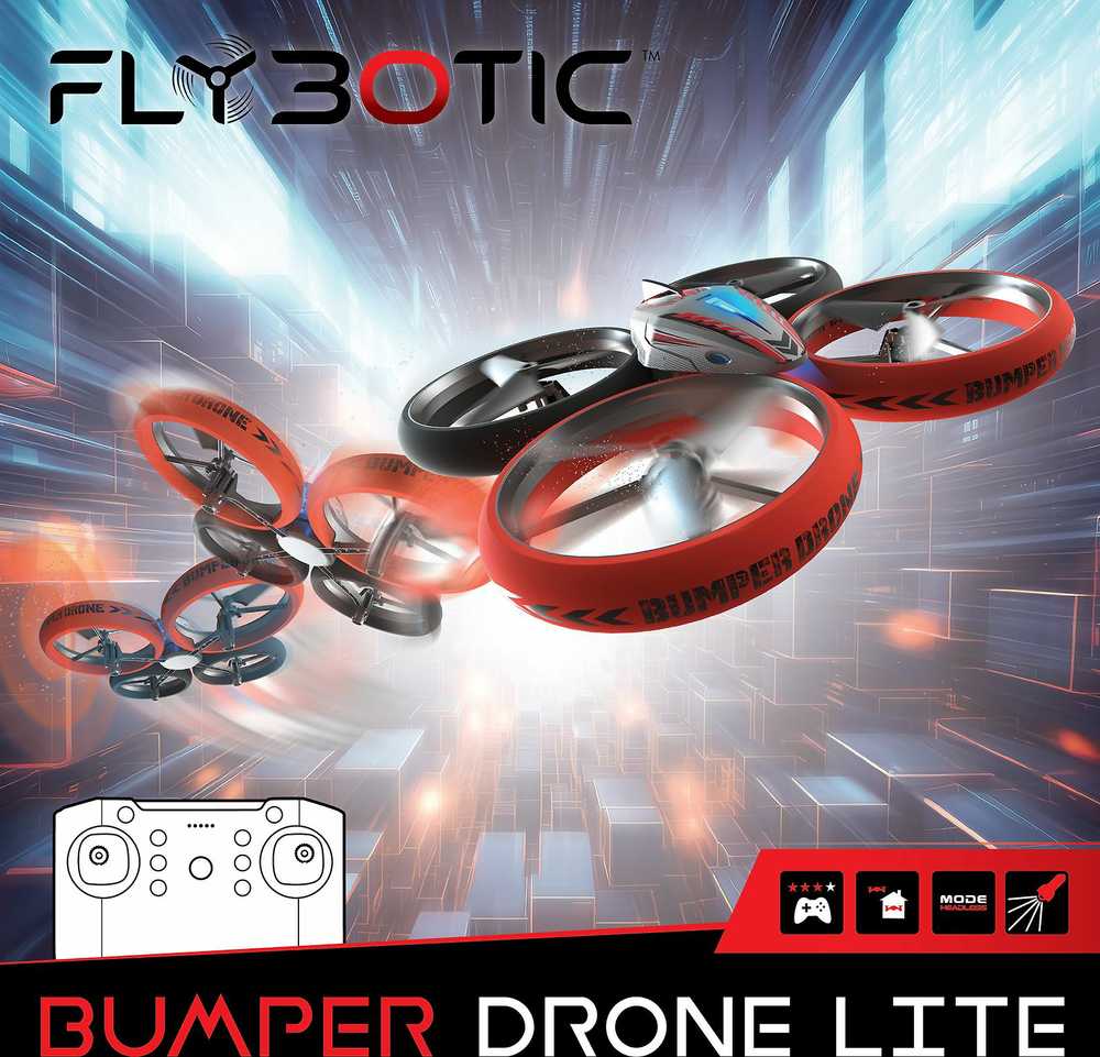 Silverlit FLYBOTIC Radijo bangomis valdomas dronas „Bumper Drone Lite“