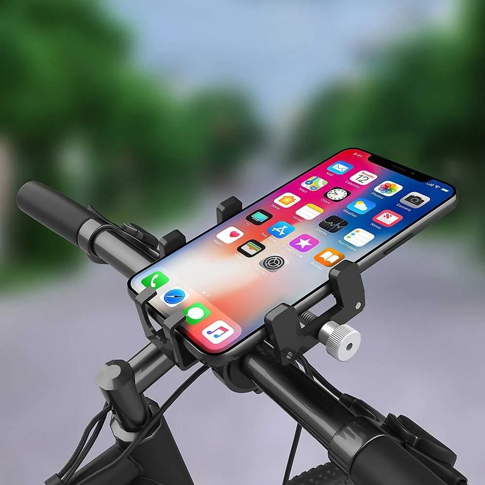 FoneKit Alumiini -polkupyöräteline, musta