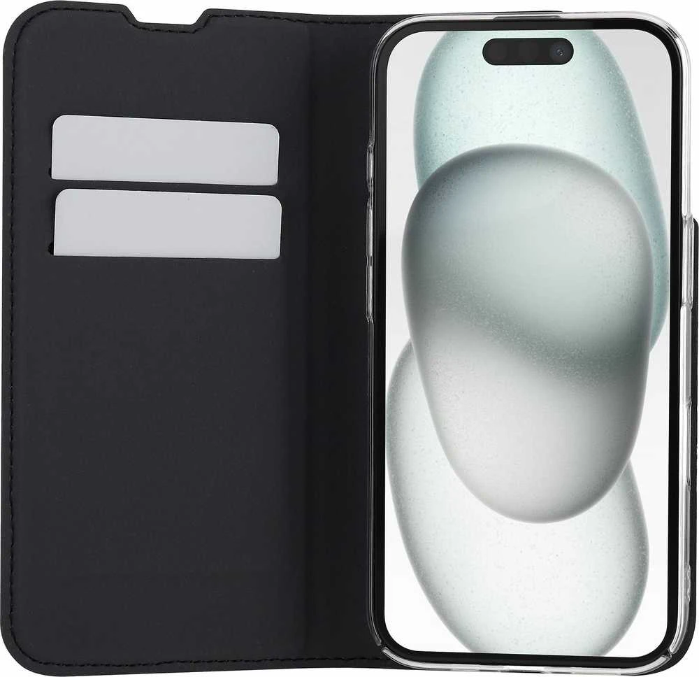Schwaiger „FoneKit“ atverčiamas dėklas, „iPhone 16“, juodas