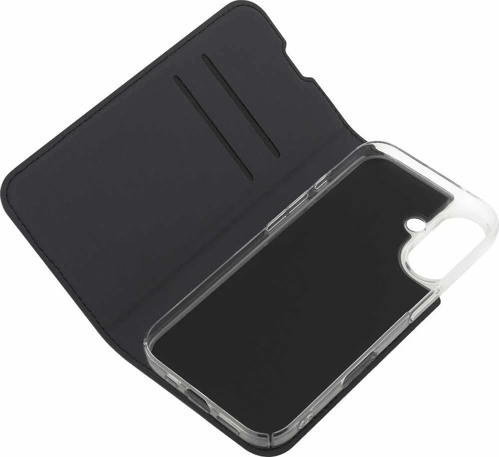 Schwaiger „FoneKit“ atverčiamas dėklas, „iPhone 16“, juodas