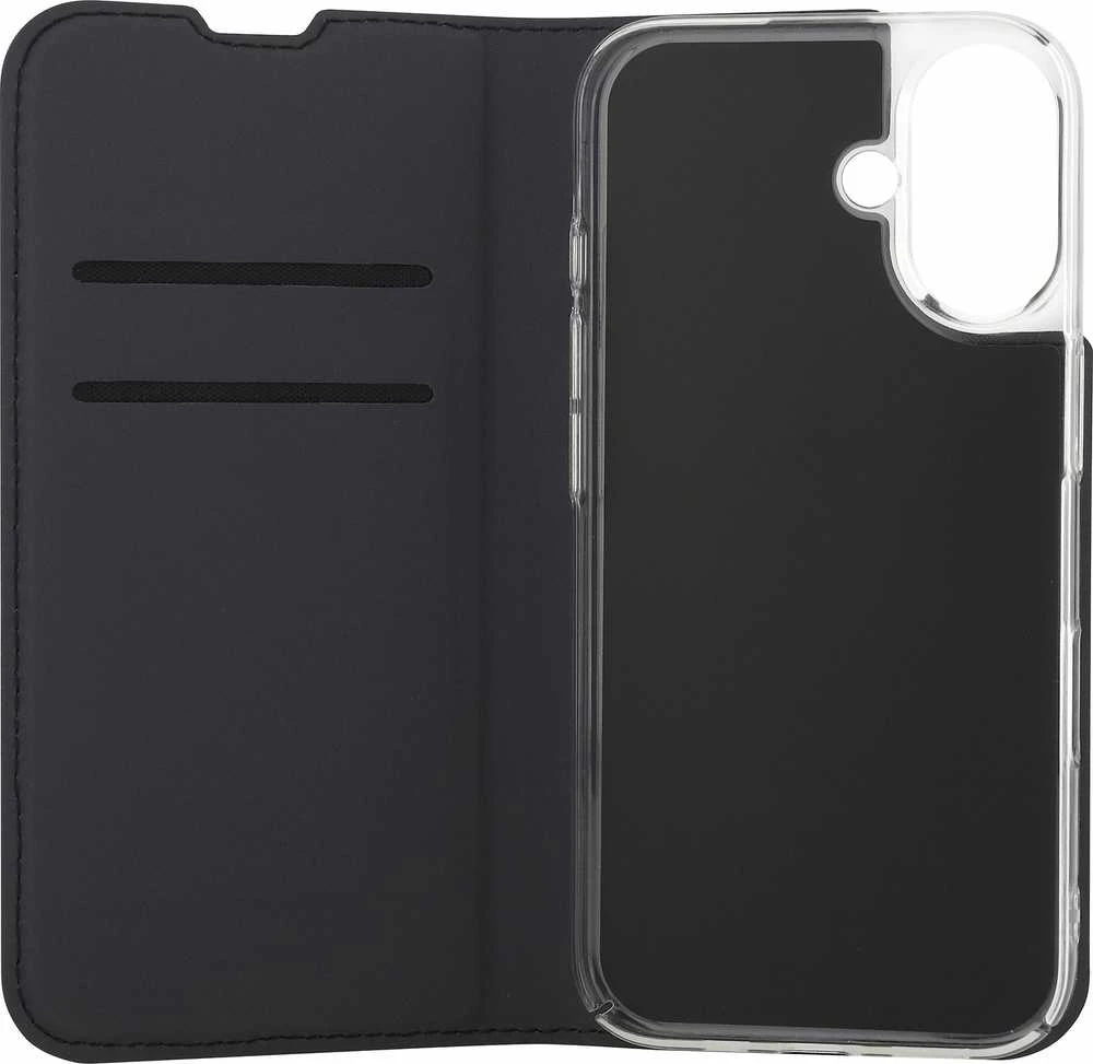 Schwaiger „FoneKit“ atverčiamas dėklas, „iPhone 16“, juodas