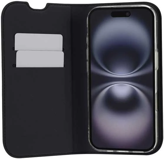 Dėklas FoneKit BookCase suojakotelo, iPhone 17, musta