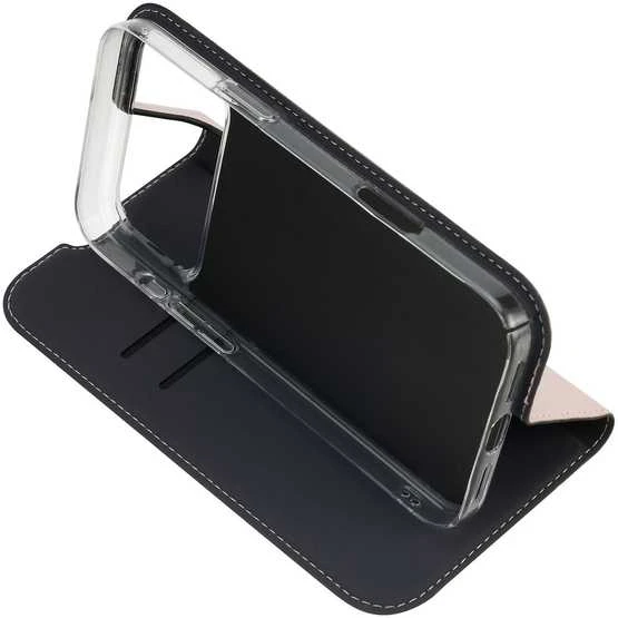 Dėklas FoneKit BookCase suojakotelo, iPhone 17 Pro Max, vaaleanpunainen