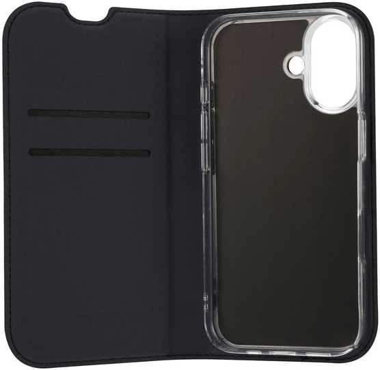 Dėklas FoneKit BookCase suojakotelo, iPhone 17, musta