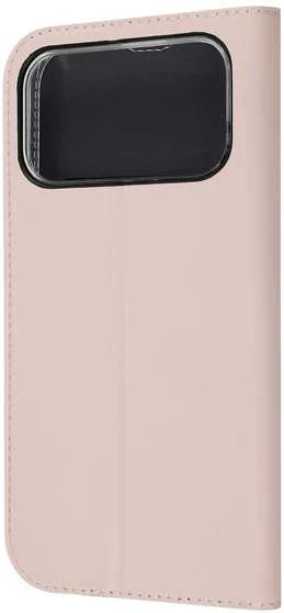 Dėklas FoneKit BookCase suojakotelo, iPhone 17 Pro Max, vaaleanpunainen