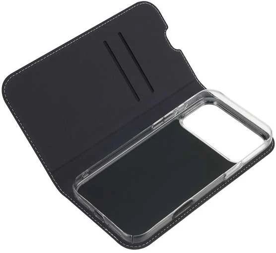 Dėklas FoneKit BookCase suojakotelo, iPhone 17 Pro Max, vaaleanpunainen