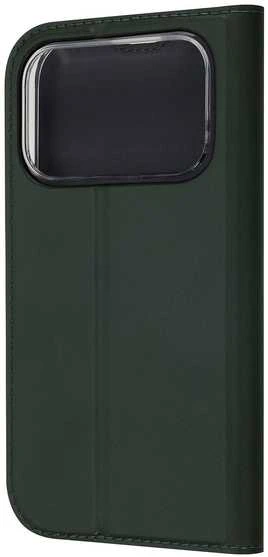 Dėklas FoneKit BookCase suojakotelo, iPhone 17 Pro Max, tummanvihreä