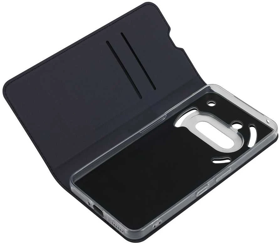 „FoneKit BookCase“ apsauginis dėklas, „Nothing Phone“ (3a), juodas