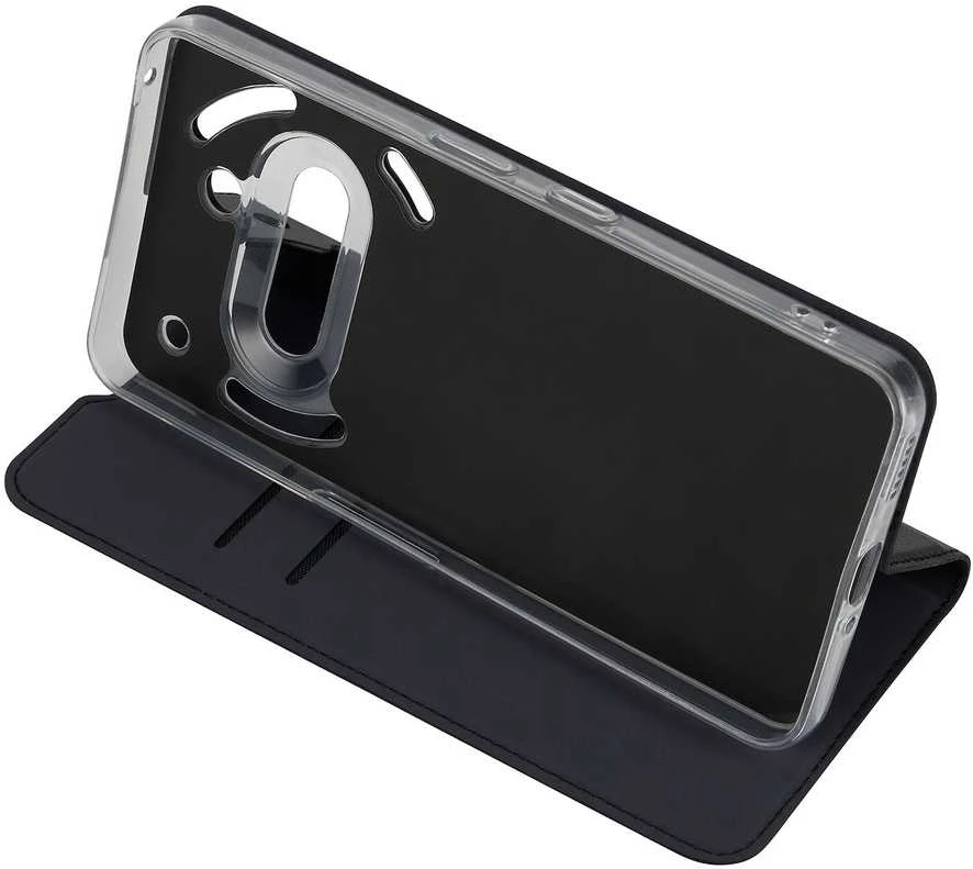 „FoneKit BookCase“ apsauginis dėklas, „Nothing Phone“ (3a), juodas