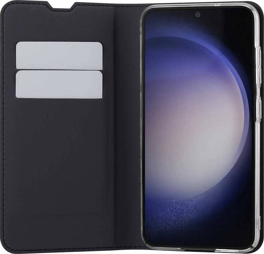 Dėklas FoneKit BookCase -suojakotelo, Samsung Galaxy S23, musta