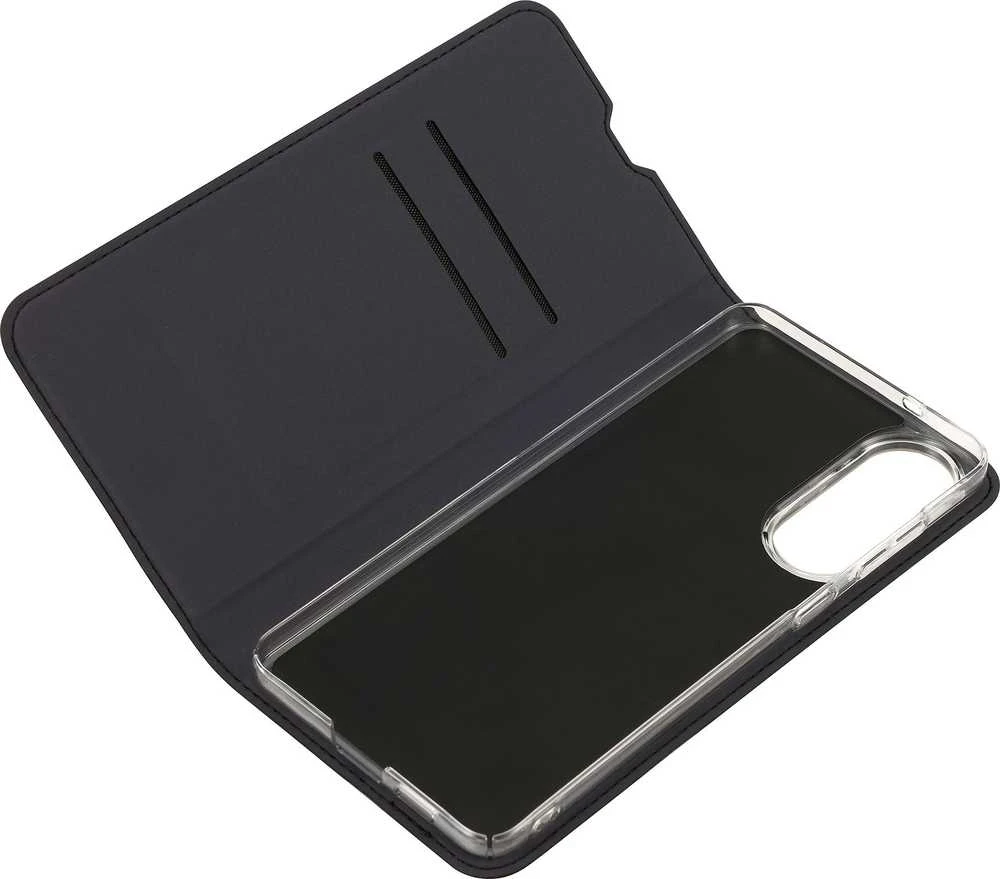 „FoneKit BookCase“ apsauginis dėklas, „Samsung Galaxy S25 Edge“, juodas