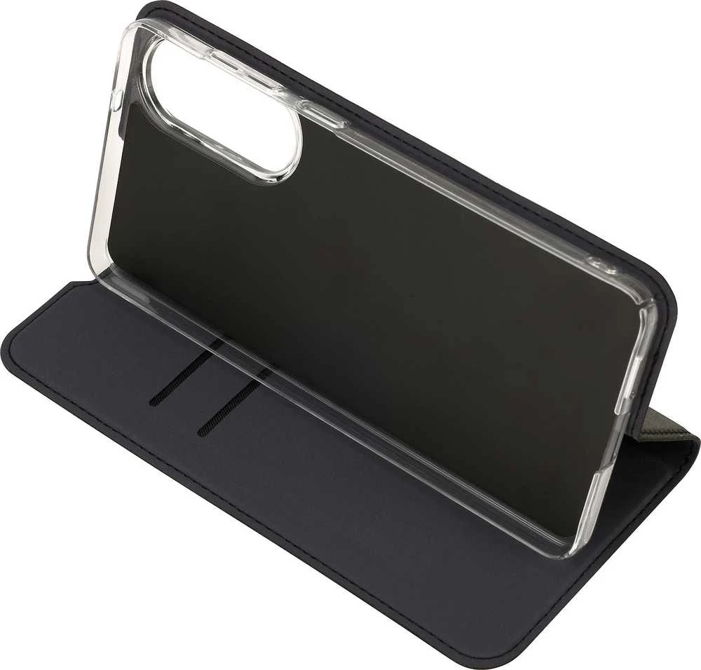 „FoneKit BookCase“ apsauginis dėklas, „Samsung Galaxy S25 Edge“, juodas