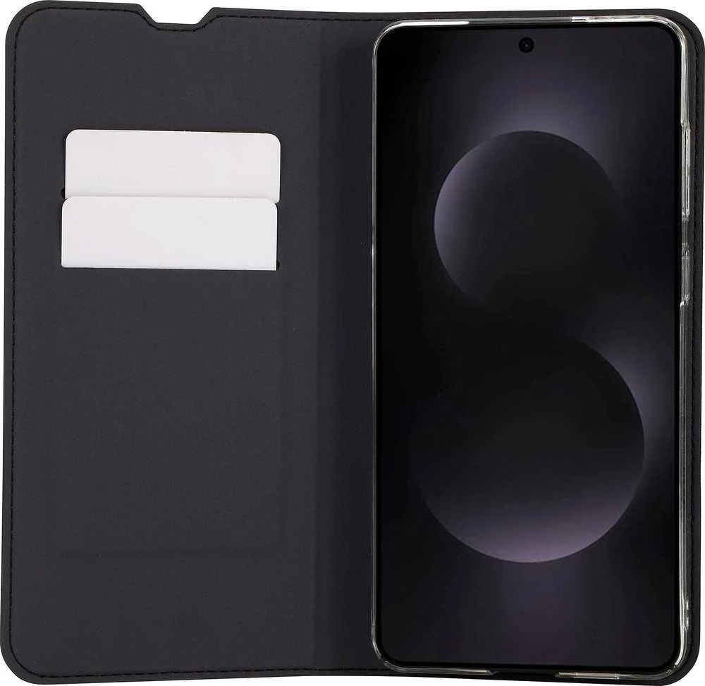 „FoneKit BookCase“ apsauginis dėklas, „Samsung Galaxy S25 Edge“, juodas