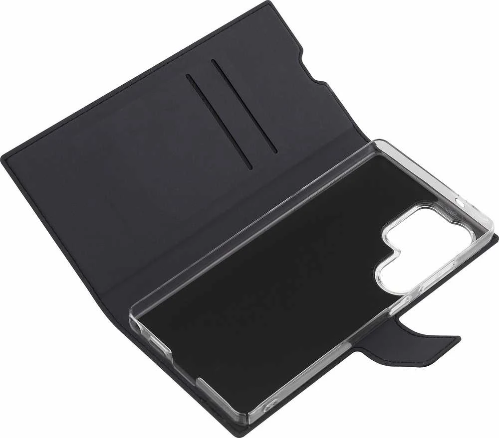 Dėklas FoneKit BookCase -suojakotelo, Samsung Galaxy S25 Ultra, musta