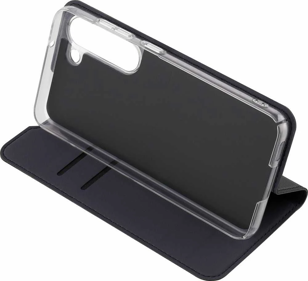 Dėklas FoneKit BookCase -suojakotelo, Samsung Galaxy S23, musta
