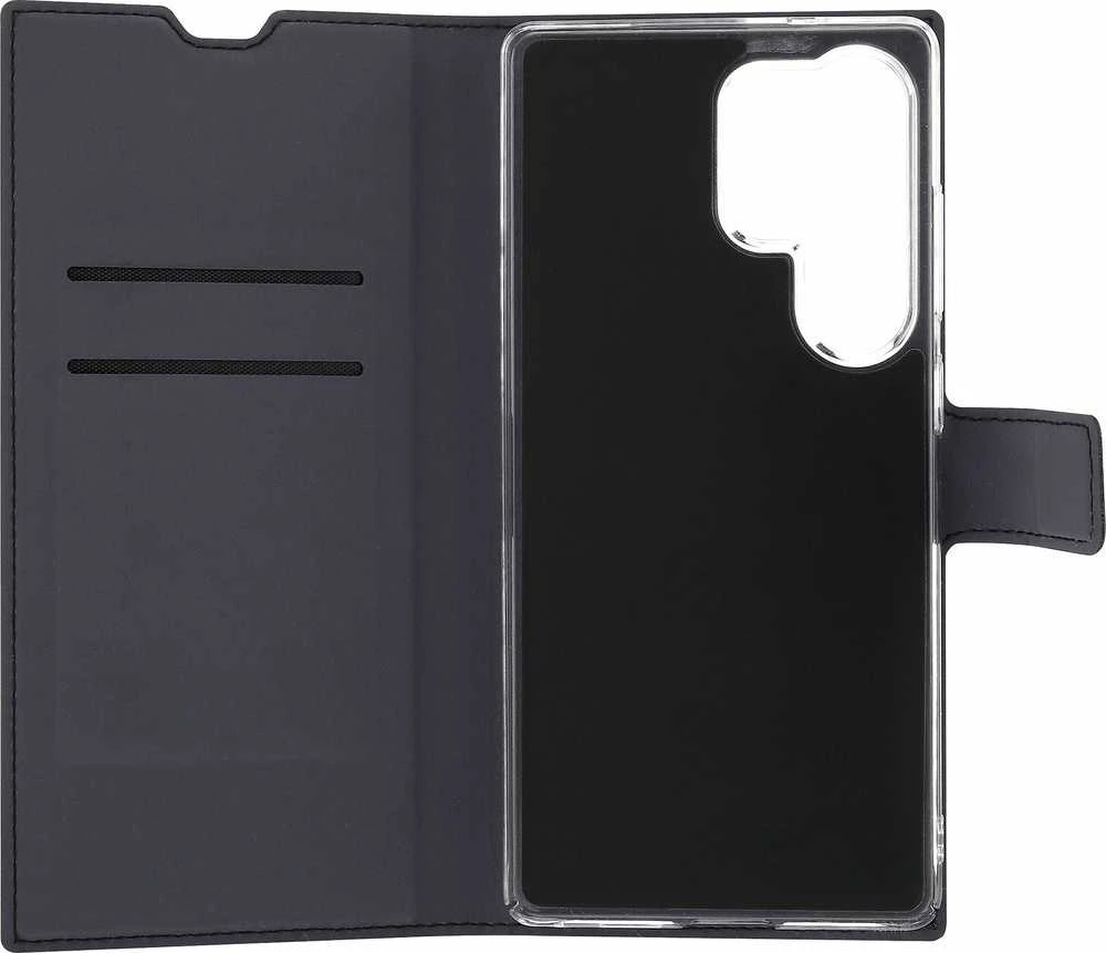 Dėklas FoneKit BookCase -suojakotelo, Samsung Galaxy S25 Ultra, musta