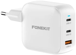 FoneKit 100W įkroviklis su trijų jungčių rozete