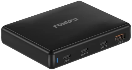 FoneKit 140 W GaN įkroviklis su 4 jungtimis