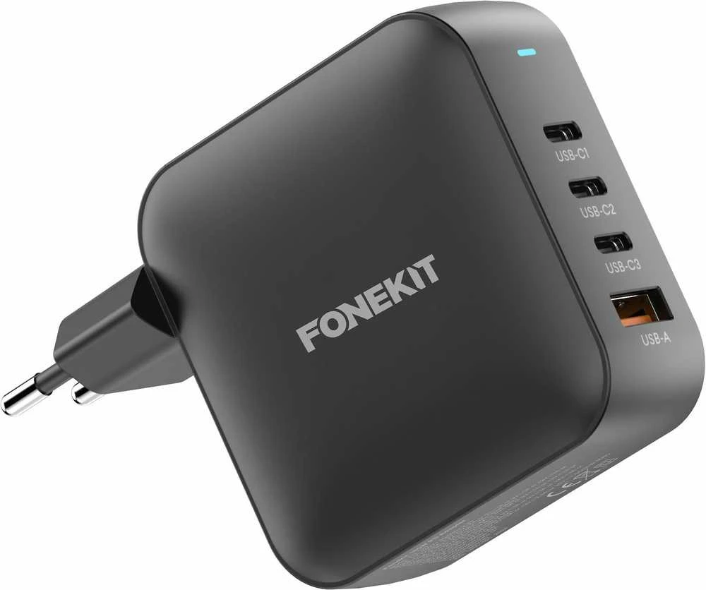 FoneKit 165W įkroviklis su USB-C ir USB-A jungtimis
