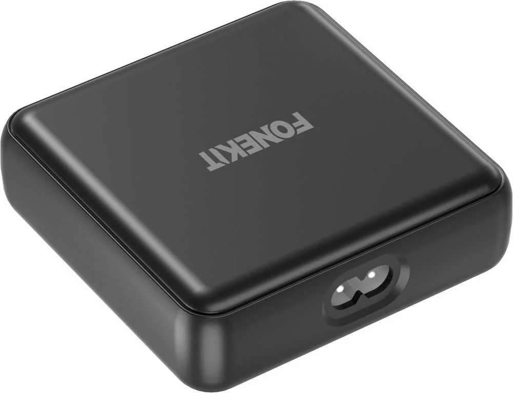 FoneKit GaN PD 200 W pikalaturi, 5 × USB-C + USB-A, musta