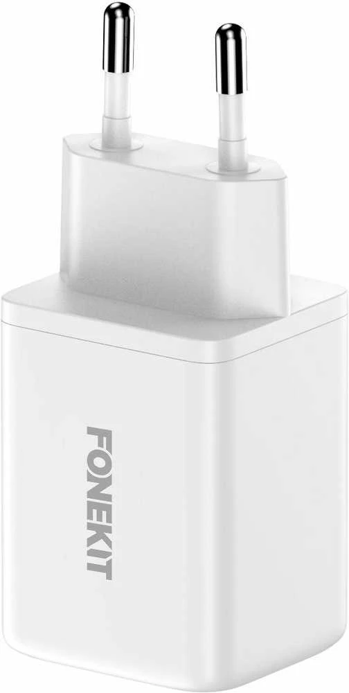 FoneKit 48W sieninis įkroviklis, baltas