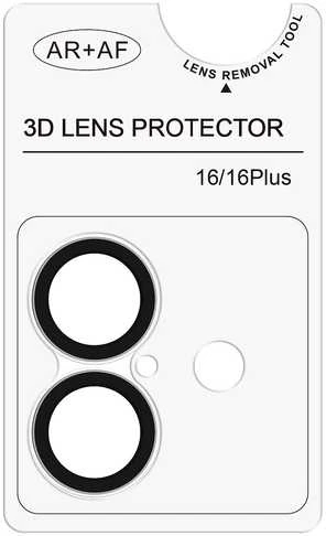 FoneKit kameran linssinsuoja, iPhone 16 / 16 Plus, läpinäkyvä