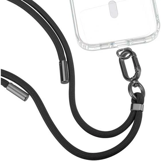 FoneKit kaulanauha puhelimelle, musta