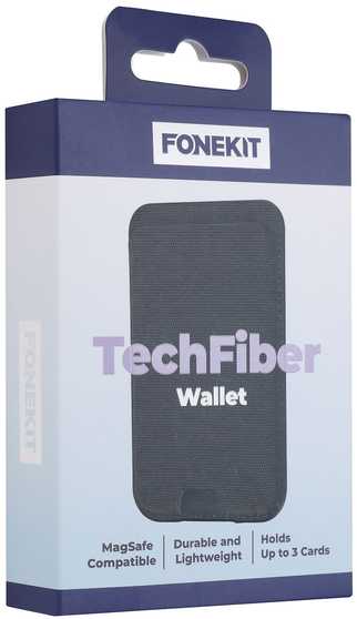 FoneKit lompakko MagSafella, tummanharmaa