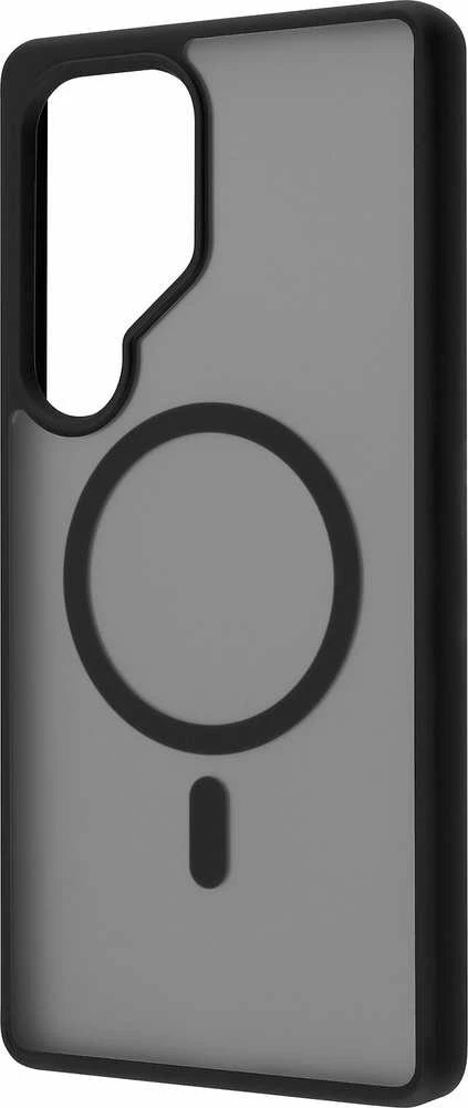 Dėklas FoneKit Magneettinen Soft Touch -suojakuori, Samsung Galaxy S25 Ultra, musta/harmaa