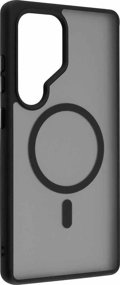Dėklas FoneKit Magneettinen Soft Touch -suojakuori, Samsung Galaxy S25 Ultra, musta/harmaa