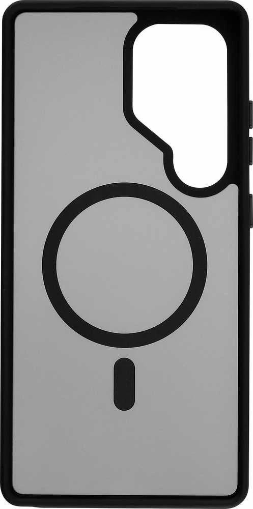 Dėklas FoneKit Magneettinen Soft Touch -suojakuori, Samsung Galaxy S25 Ultra, musta/harmaa