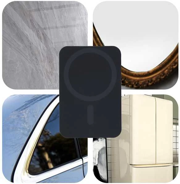 FoneKit Magsafe pidike imukupeilla, musta