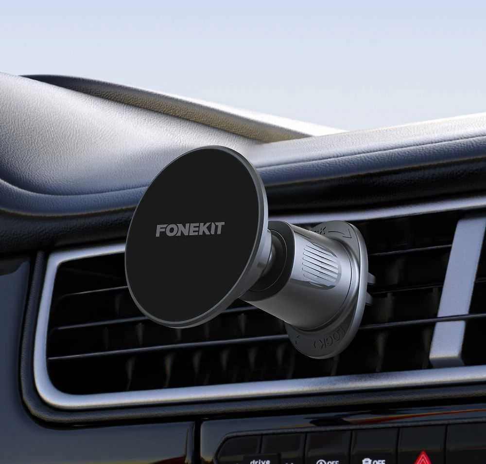 FoneKit MagSafe-yhteensopiva Air Vent -autoteline ilmastointiritilään