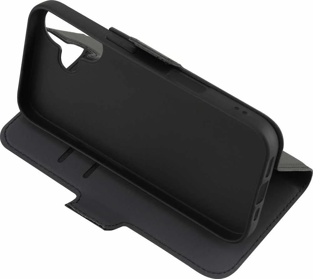 Dėklas FoneKit MagSafe BookCase -suojakotelo, iPhone 16, musta