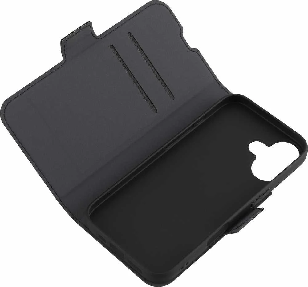 Dėklas FoneKit MagSafe BookCase -suojakotelo, iPhone 16, musta