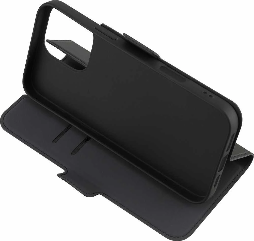 Dėklas FoneKit MagSafe BookCase -suojakotelo, iPhone 16 Pro Max, musta