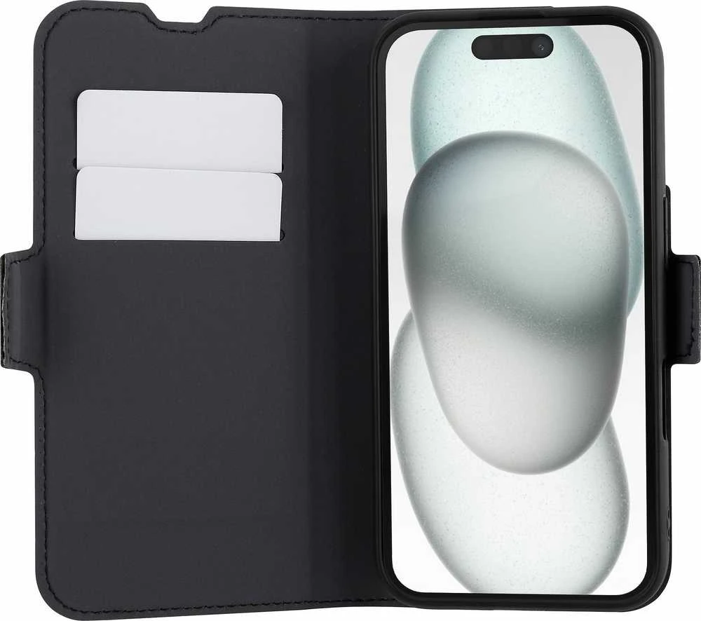 Dėklas FoneKit MagSafe BookCase -suojakotelo, iPhone 16, musta