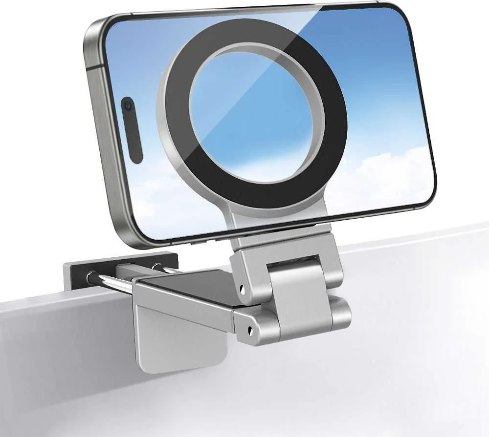 FoneKit MagSafe-yhteensopiva Desk Phone Holder puhelinteline, harmaa