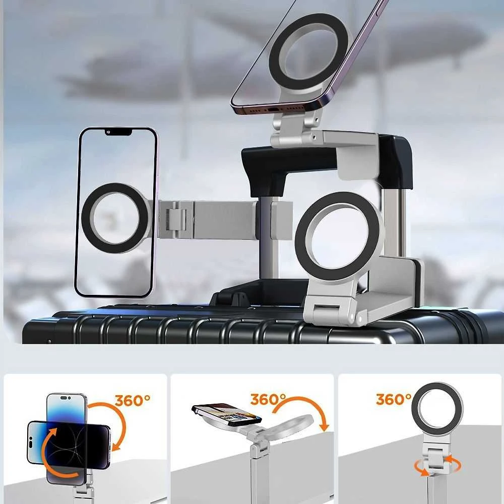 FoneKit MagSafe-yhteensopiva Desk Phone Holder puhelinteline, harmaa