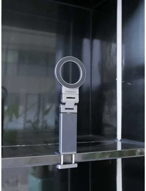 FoneKit MagSafe-yhteensopiva Desk Phone Holder puhelinteline, harmaa