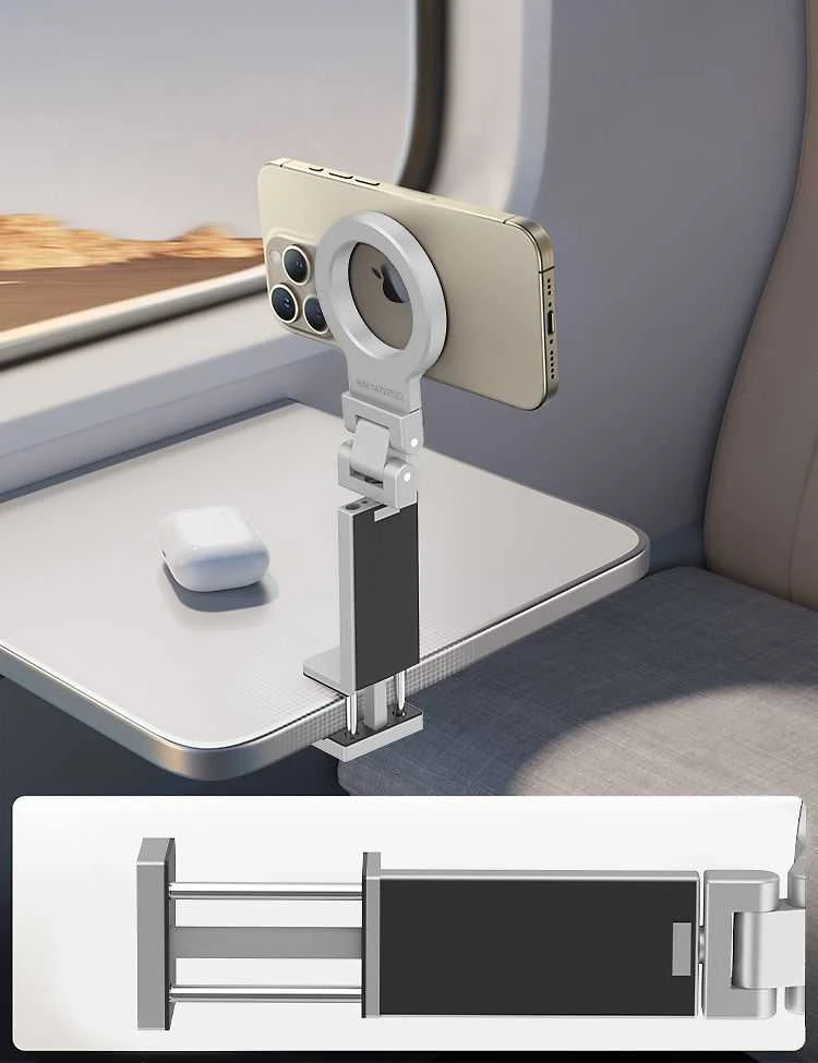 FoneKit MagSafe-yhteensopiva Desk Phone Holder puhelinteline, harmaa