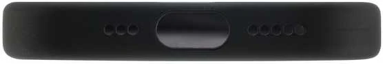 Dėklas FoneKit MagSafe Liquid Silicone suojakuori, iPhone 17, musta