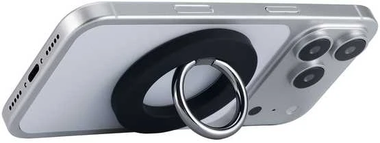 FoneKit MagSafe-yhteensopiva puhelinpidike ja jalusta, musta