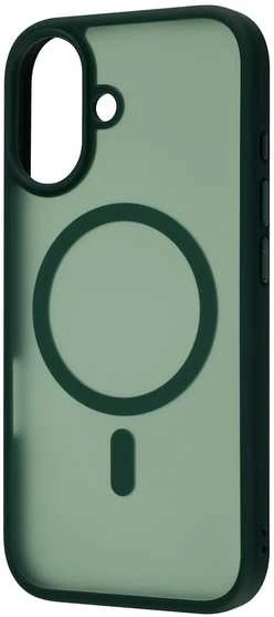 „FoneKit MagSafe Soft Touch“ apsauginis dėklas, iPhone 17, tamsiai žalias