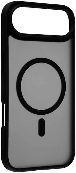 „FoneKit MagSafe Soft Touch“ apsauginis dėklas, „iPhone Air“, juodas/pilkas