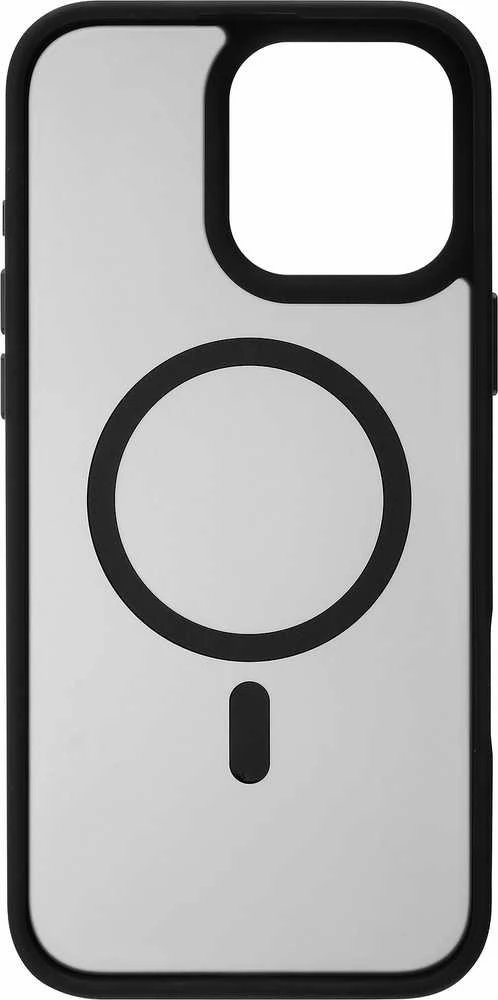 Genway „FoneKit MagSafe“ minkštas lietimui atsparus dėklas, „iPhone 16 Pro Max“, juodas / pilkas