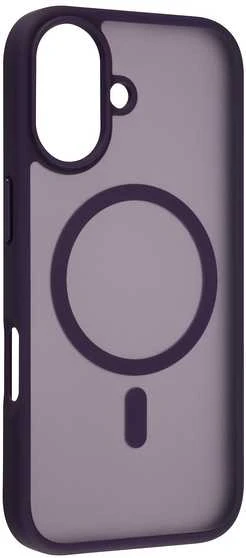 Dėklas FoneKit MagSafe Soft Touch suojakuori, iPhone 17, violetti